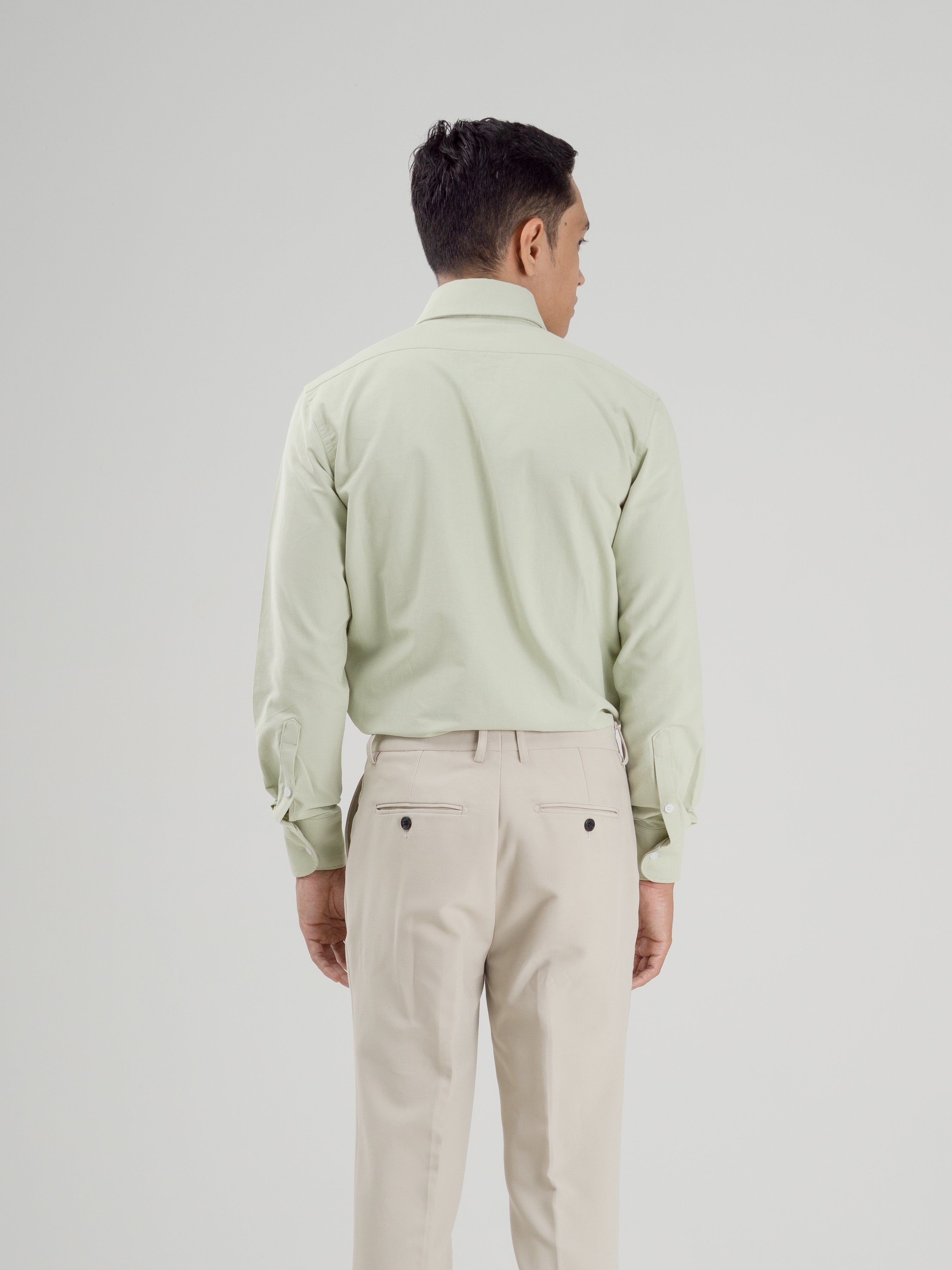 Formal Shirt - Mint Green Oxford Button-Down Collar
