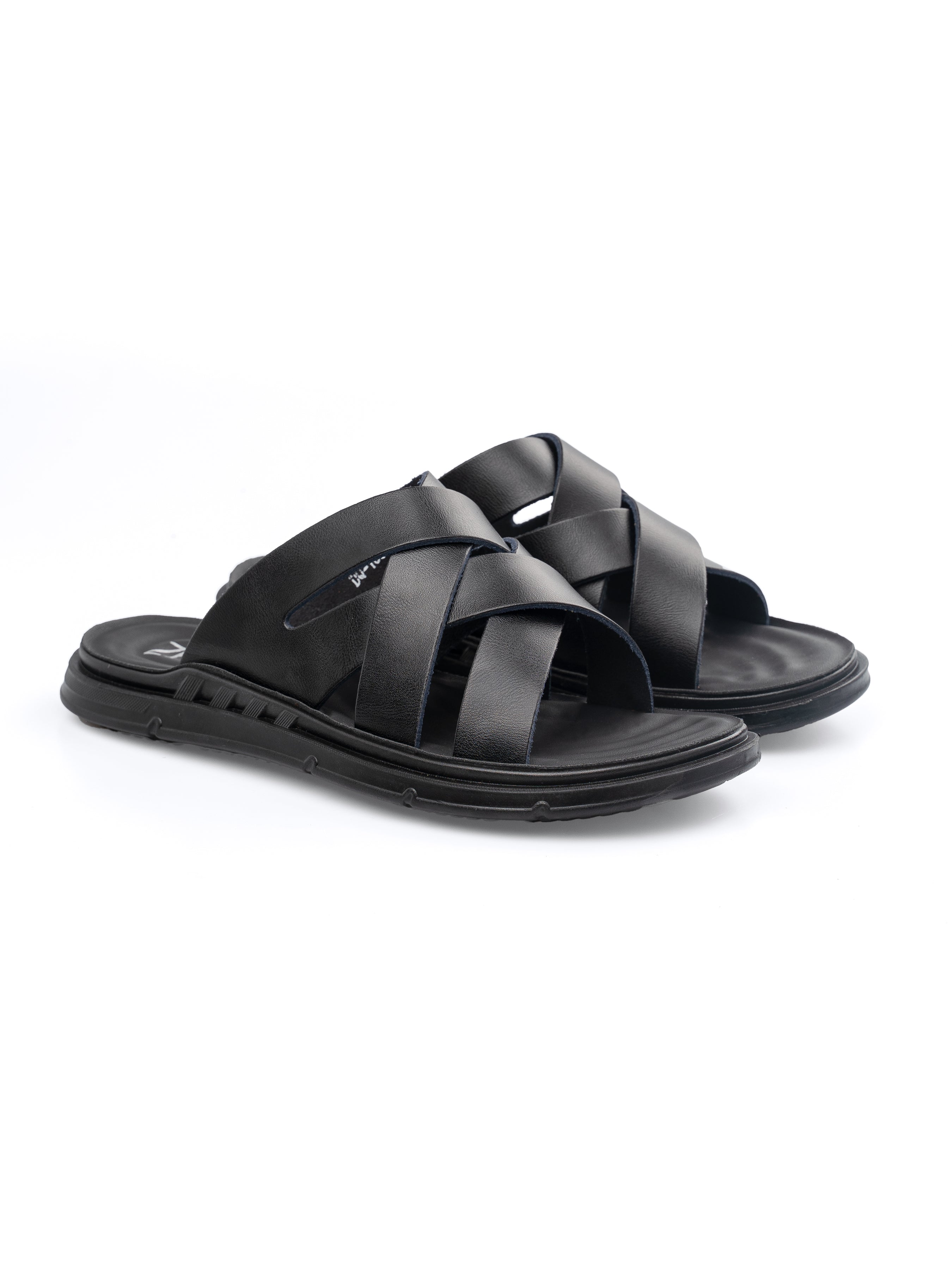 Remy Sandal - Black Leather
