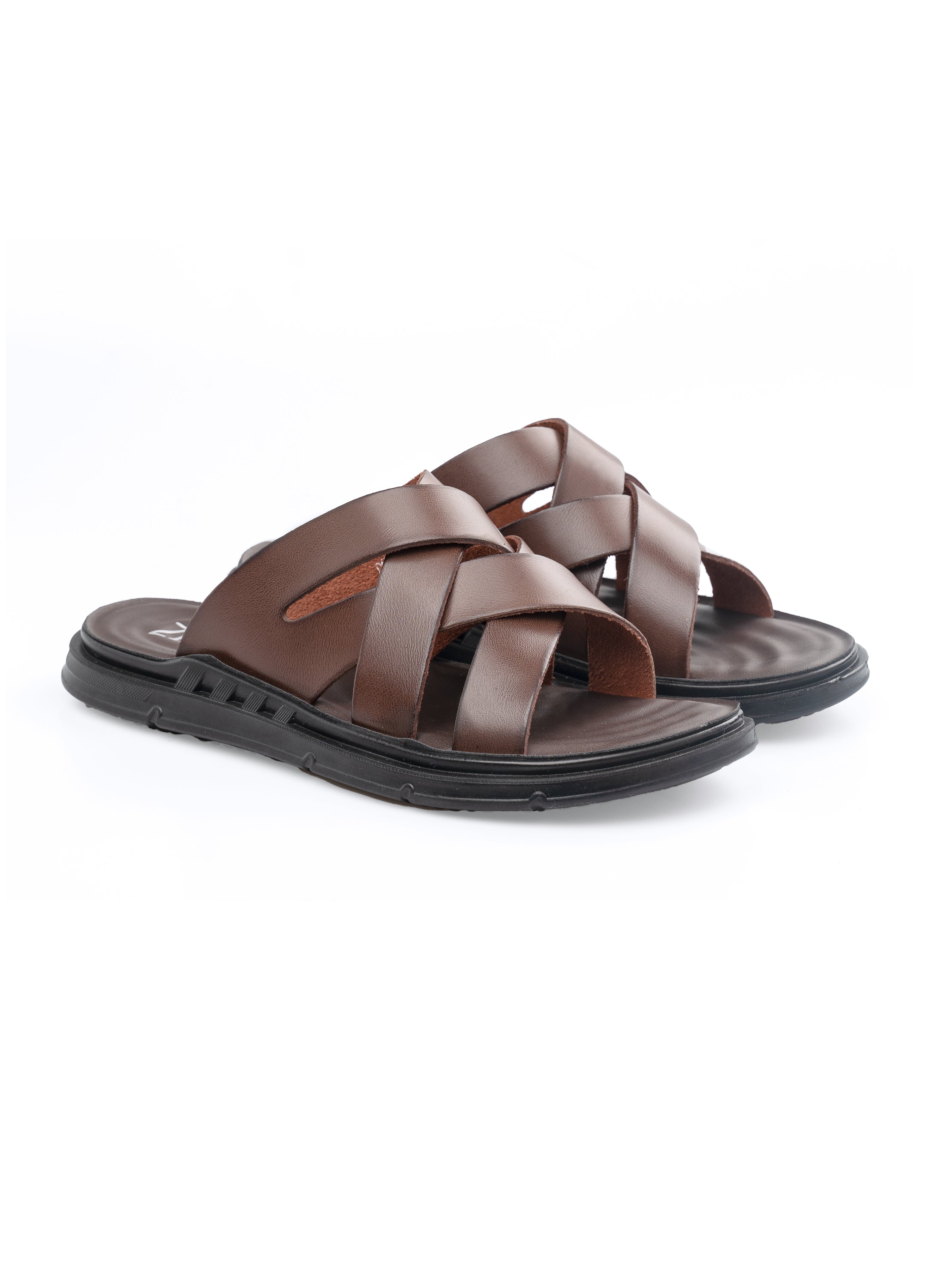 Remy Sandal - Coffee Leather