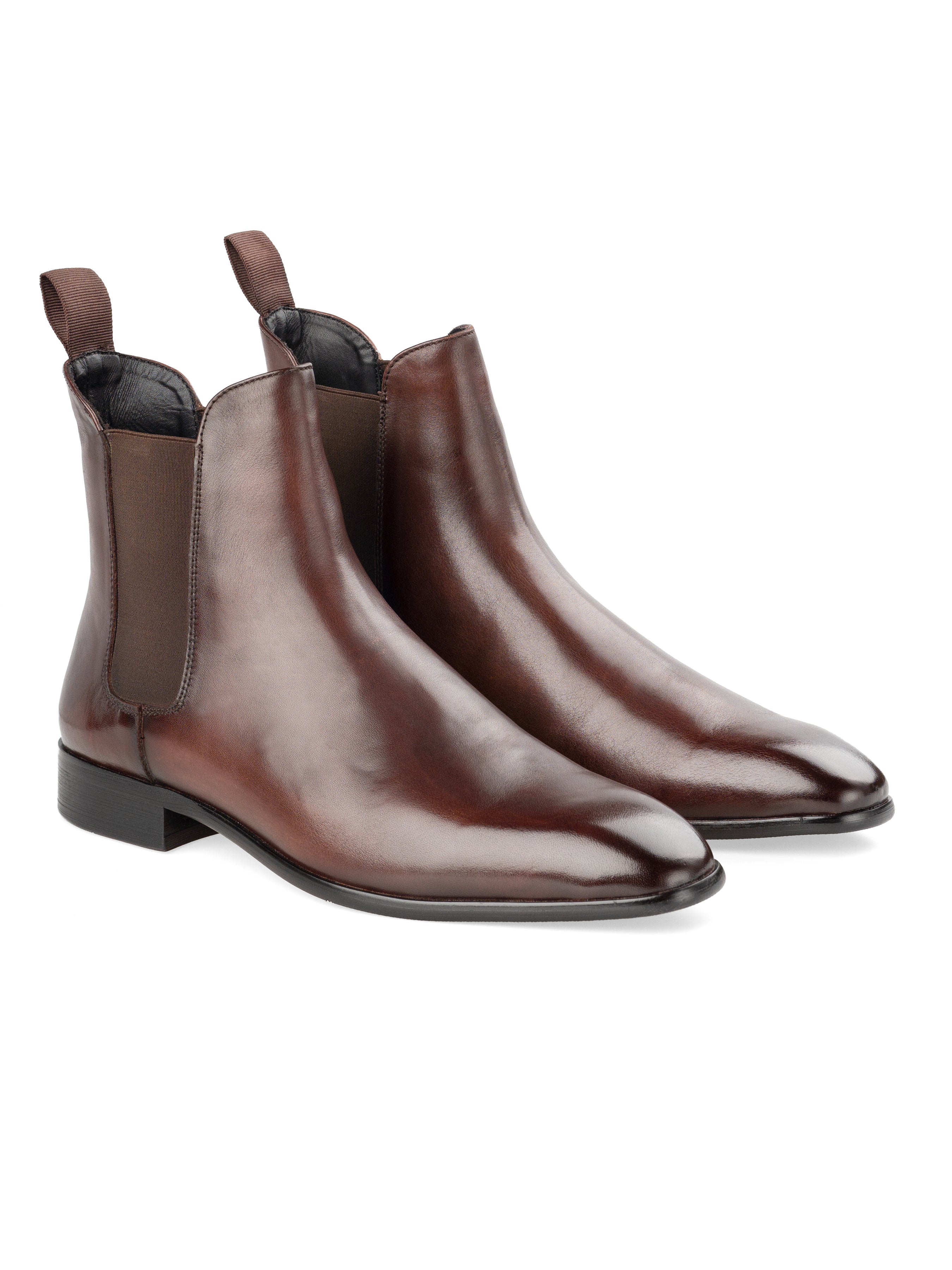 Louis Chelsea Boots - Coffee (Hand Painted Patina)