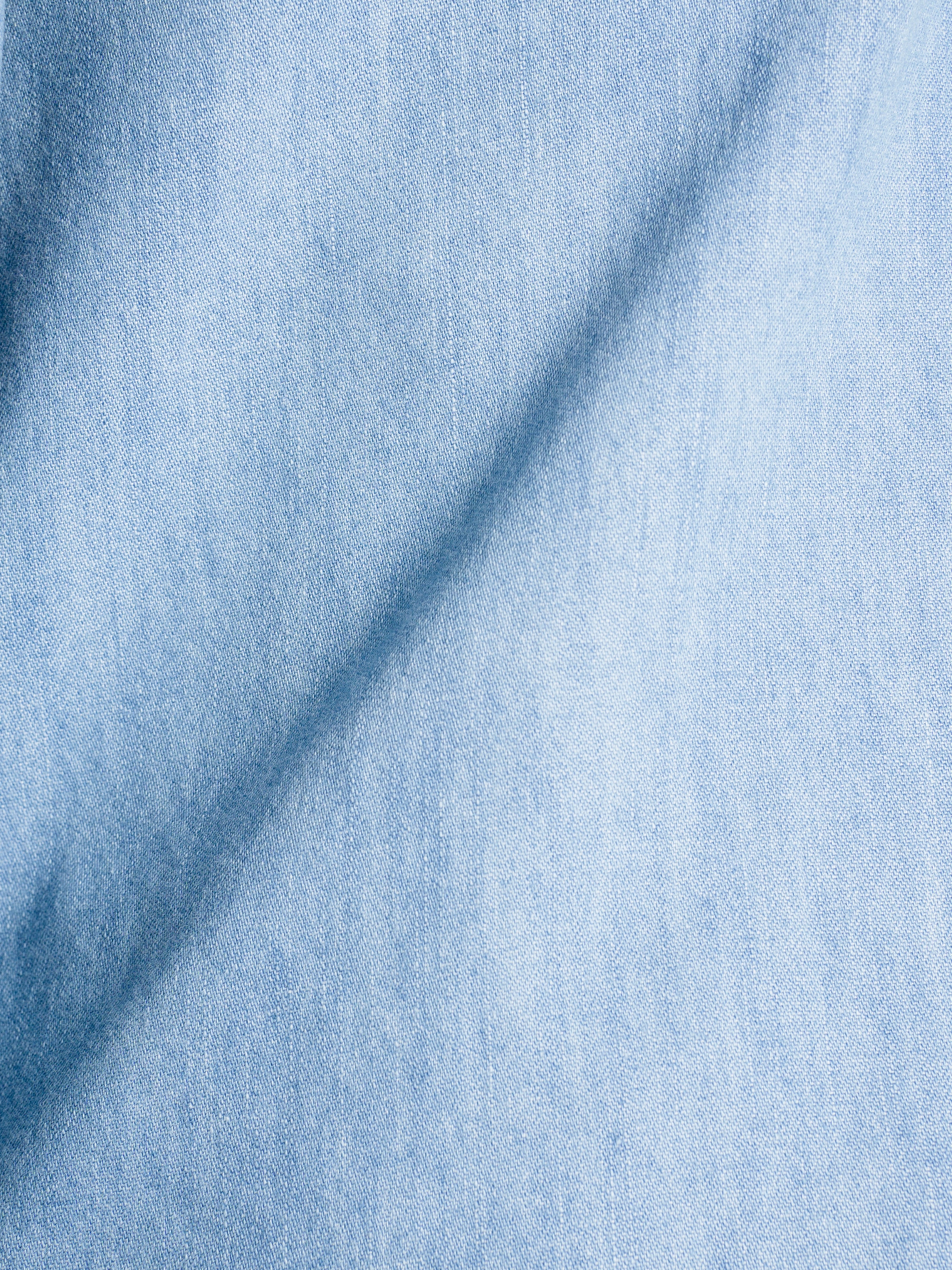 Mateo Denim Shirt - Light Blue Windsor Collar