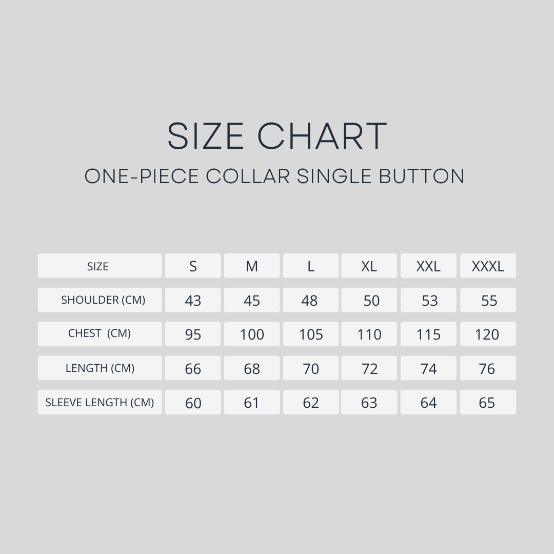 Long Sleeve Polo Shirt - Navy Blue One-Piece Collar Single Button