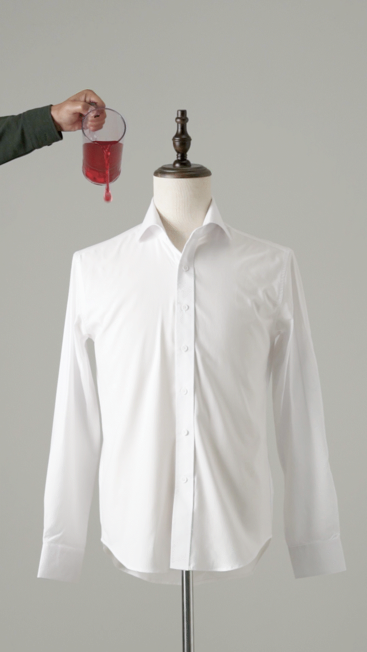 Formal Shirt - White Windsor Collar (Aqua-Free)