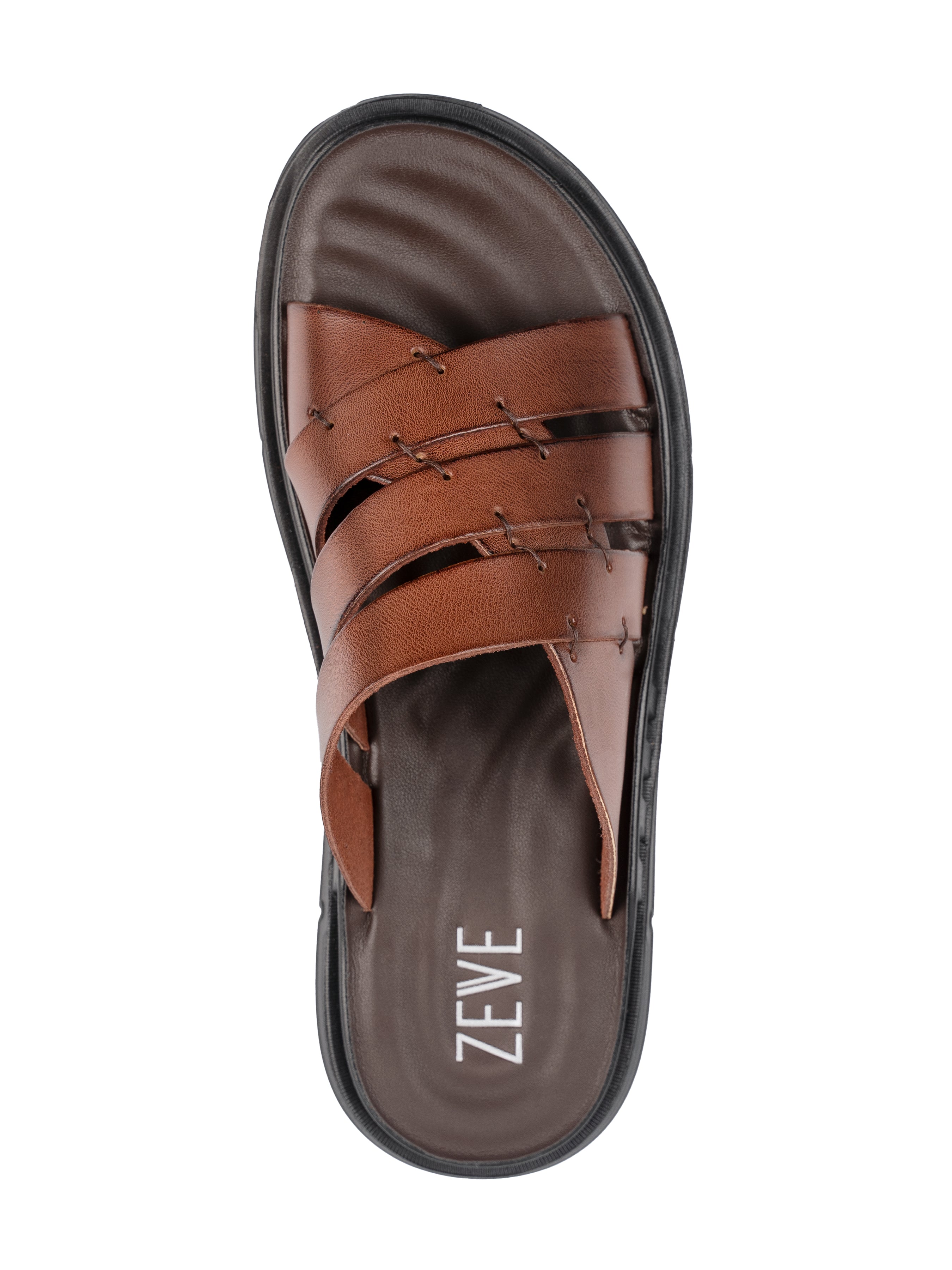 Hael Sandal - Coffee Leather