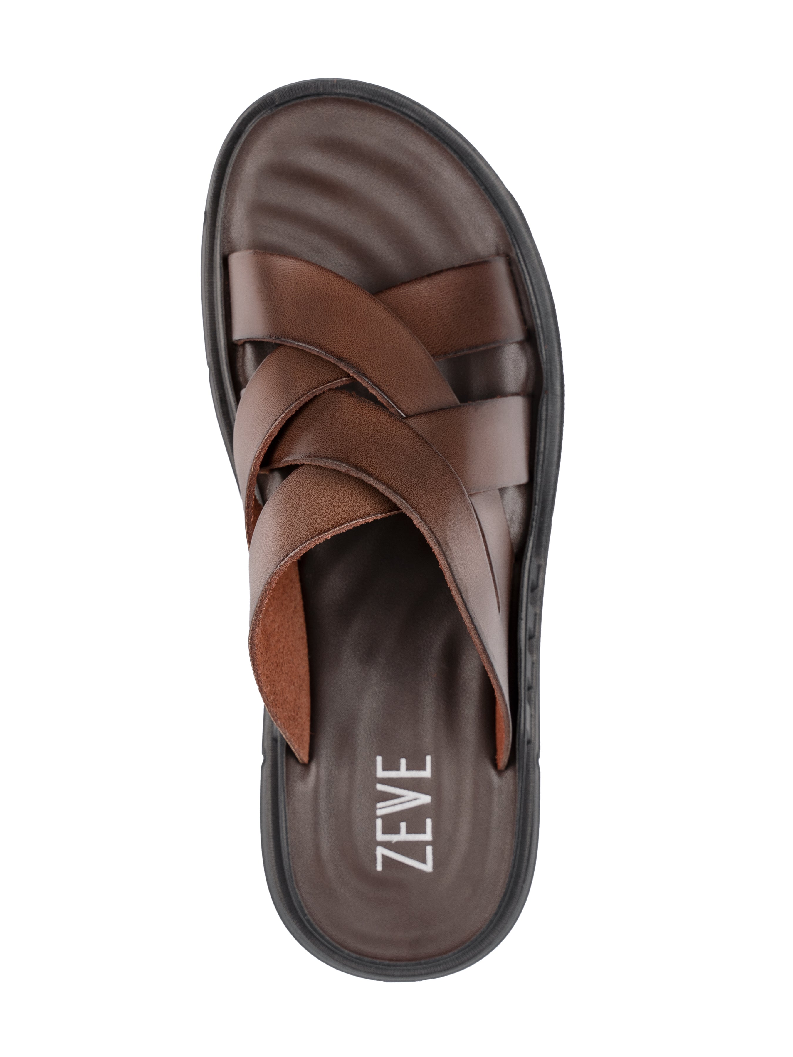 Remy Sandal - Coffee Leather