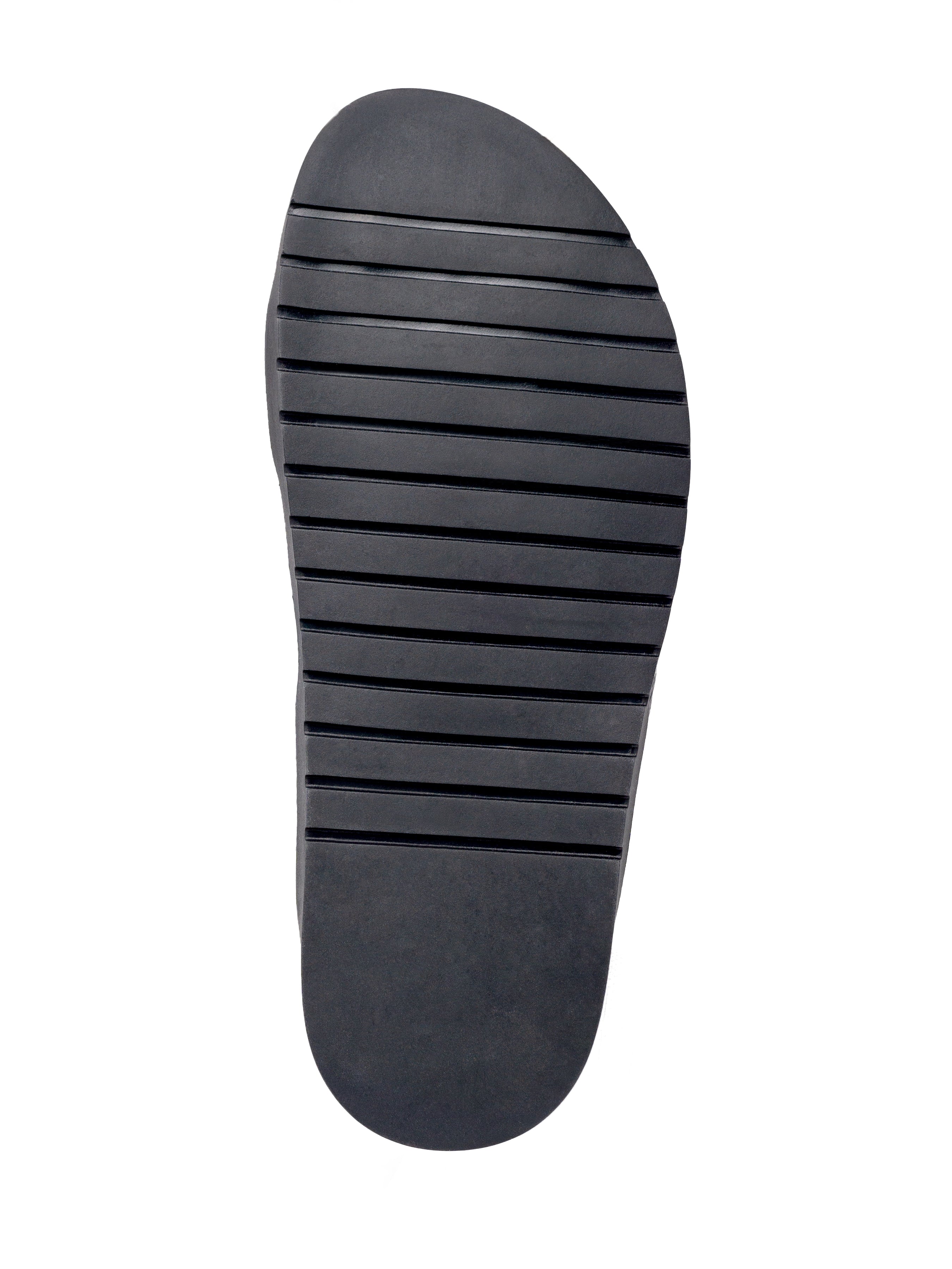 Cross Strap Riliv Sandal - Black Croco Leather