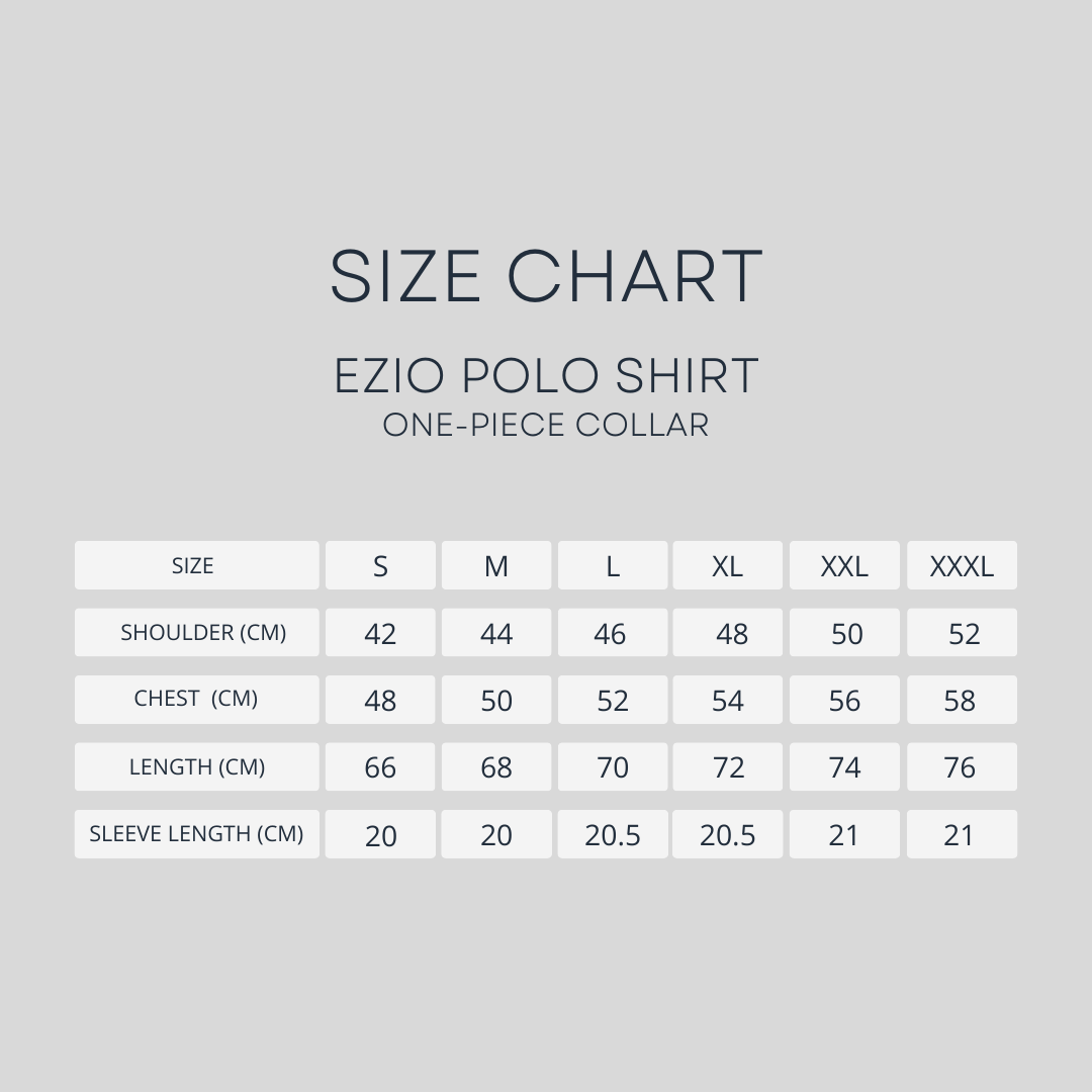Ezio Polo Shirt - Black One-Piece Collar