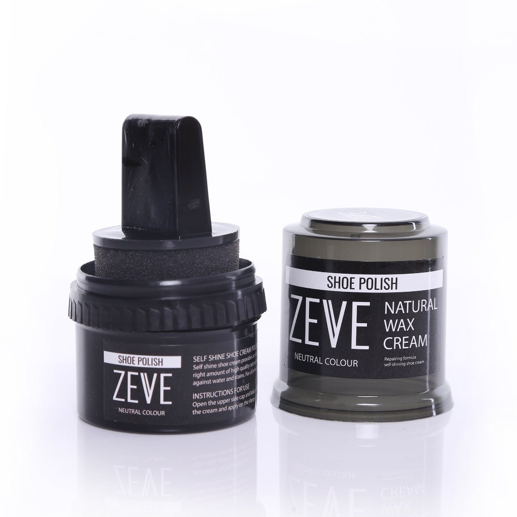 Shoe Polish Natural Wax Cream (Neutral Colour) - Zeve Shoes