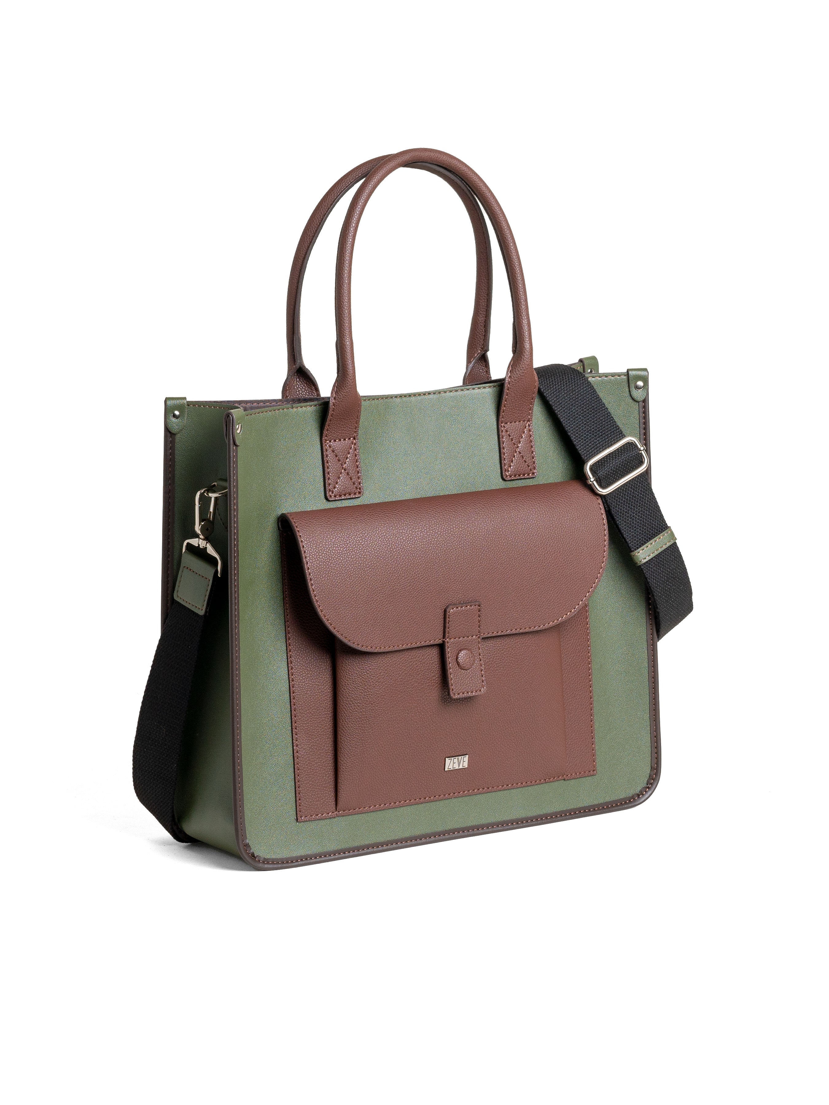 Ares Tote Bag - Army Green - Zeve Shoes